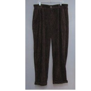 NEW Baxter Dark Brown Corduroys Size 38